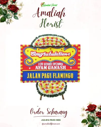 Bunga Papan Congratulation di Kota Baru Malang